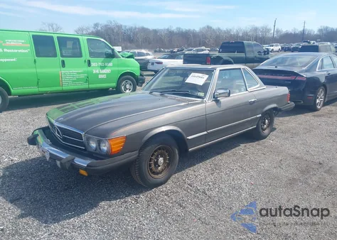 1983 Mercedes-Benz 380 Sl from USA, damaged, VIN WDBBA45A9DB024174
